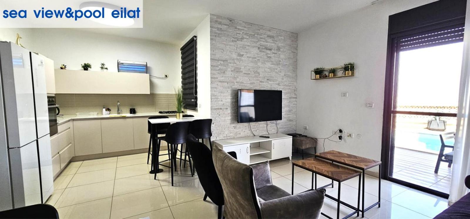 Apartamento Sea View & Pool Eilat Exterior foto
