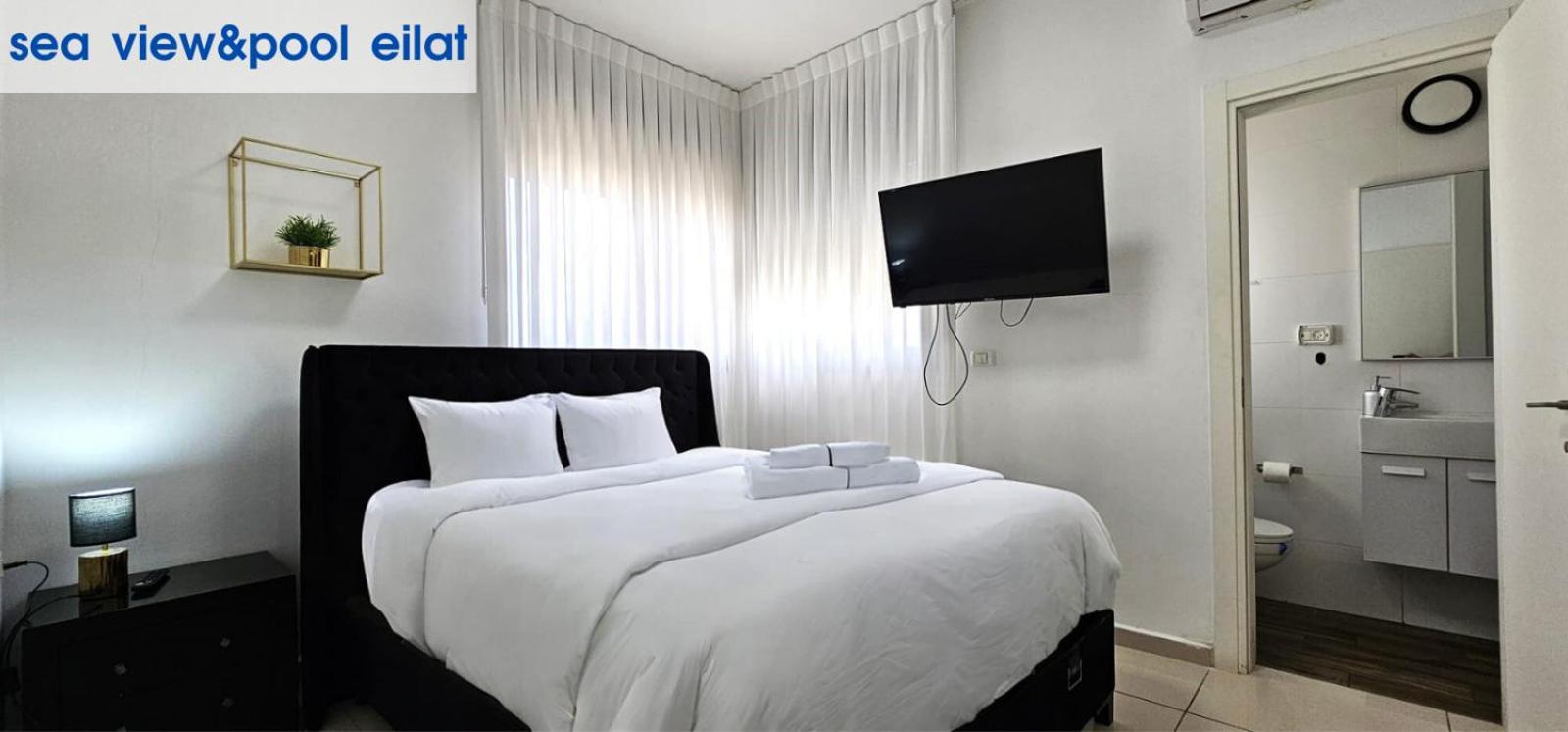 Apartamento Sea View & Pool Eilat Exterior foto