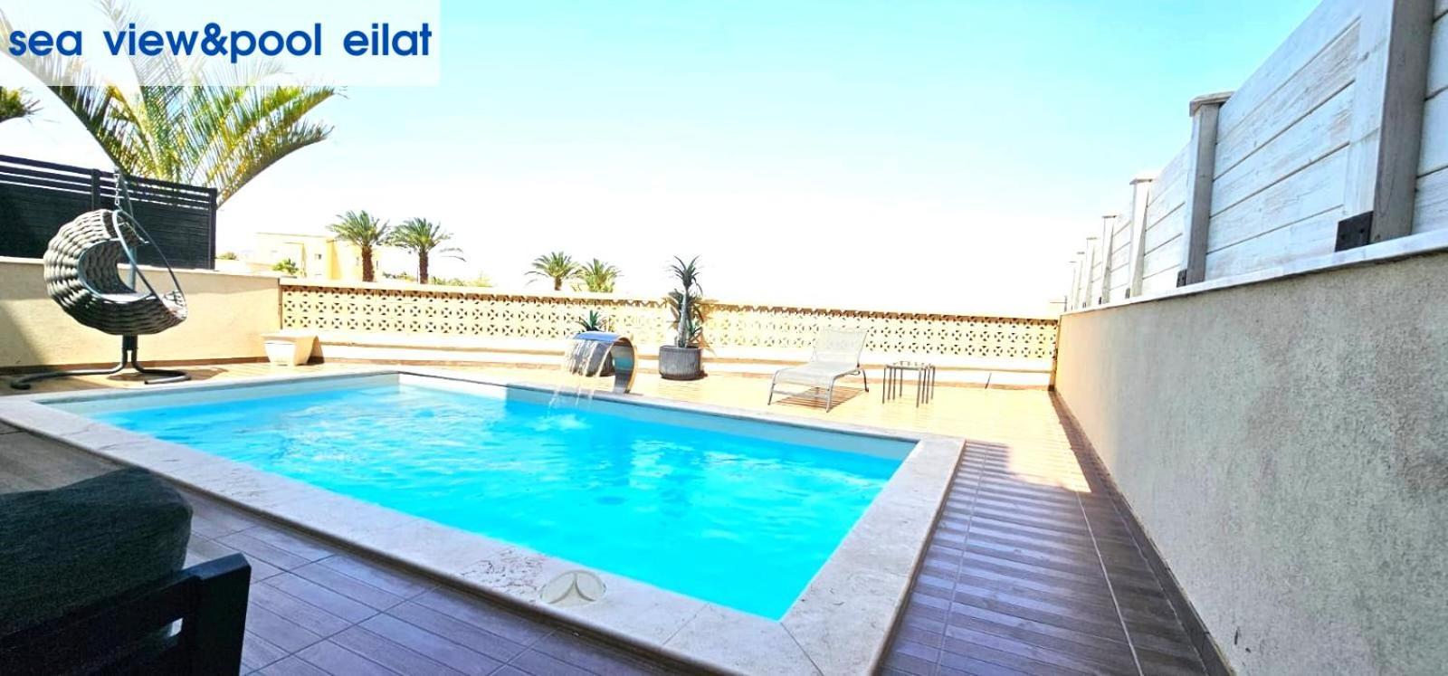 Apartamento Sea View & Pool Eilat Exterior foto